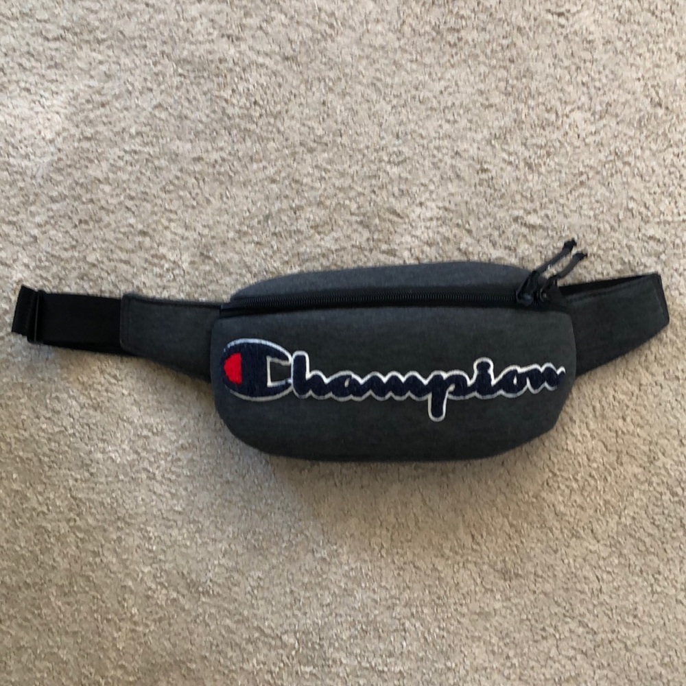 Grey champion sling bag